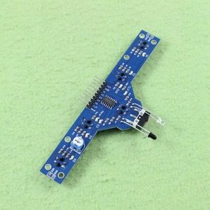 برد ربات تعقیب خط 5 سنسور همراه با سنسور مانع