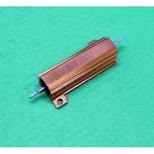 مقاومت فلزی 10 اهم 50 وات