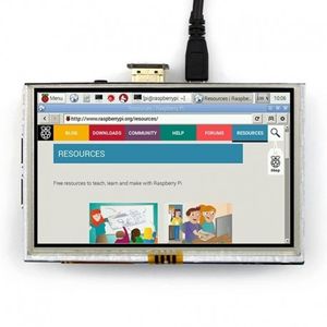 نمایشگر LCD TFT فول کالر تاچ 5 اینچ دارای...
