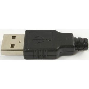 USB-A نری لحیمی (Plug) به همراه کاور