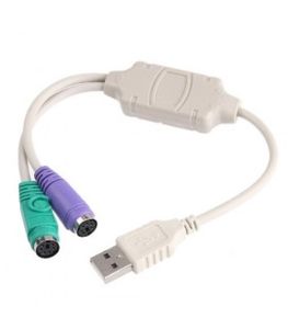 تبدیل USB به دو PS2 موس و کیبورد