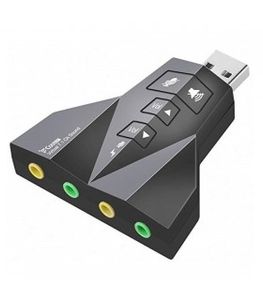 کارت صدا USB اکسترنال 4 سوکت 7.1 کانال