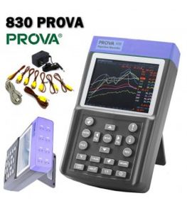 دیتاالگر 8 کاناله دما مدل 830 PROVA با LCD رنگی