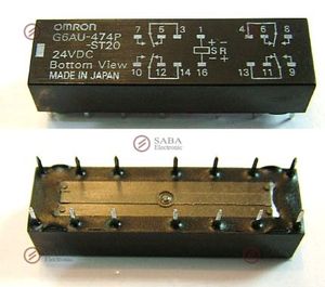 G6AU-474P-24VDC-(24V-4C)-SINGLE COIL LATCHING