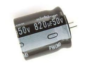 820MF 50V خازن الکترولیت