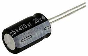 470MF 25V خازن الکترولیت