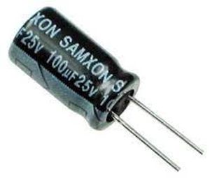 100MF 25V خازن الکترولیت