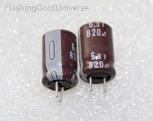 820MF 6/3V خازن الکترولیت