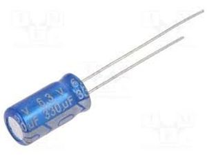 330MF 6/3V خازن الکترولیت