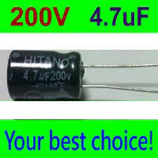 4/7MF 200V خازن الکترولیت
