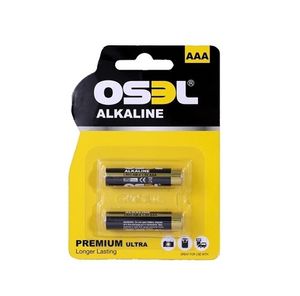 باتری نیم قلمی آلکالاین بسته دو عددی