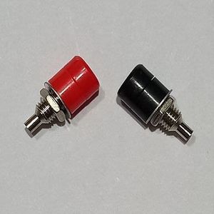 ترمینال مادگی تغذیه کوچک- یک جفت قرمز مشکی