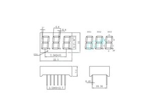 سون سگمنت 3 تایی 0.36 اینچ قرمز آند مشترک