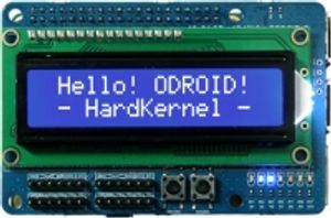 ODROID 16x2 LCD + IO Shield