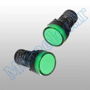 چراغ سیگنال / چراغ سیگنال 220 ولت سبز قطر AD16-22DS 22mm