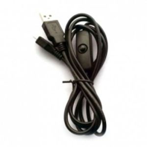 کابل micro USB برای رزبری پای 3 با سوییچ Power