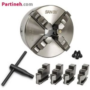 چهار نظام تراشکاری مدل K12 سایز 160 میلیمتر برند سانو (SANOU)
