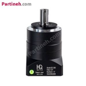 گیربکس خورشیدی دنده مورب مدل SE120-25-24 نسبت تبدیل 25:1 برند HQM