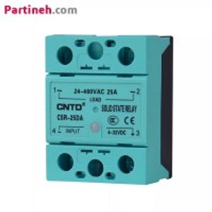 رله جامد SSR تک فاز 25 آمپر CNTD مدل CSR-25DA