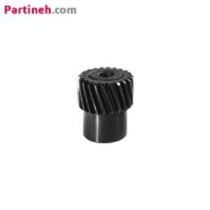 چرخ دنده (دنده مقابل) مورب نافی دار 22 دندانه مدول 2 برند HQM