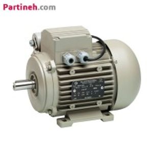 الکتروموتور تک فاز خازن دائم - استارت (CRS) فریم 100 آلومینیومی 2.2 کیلووات (3 اسب) 1500 دور الکتروژن