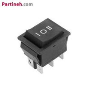 کلید 3 حالته 22*27 مشکی بدون چراغ