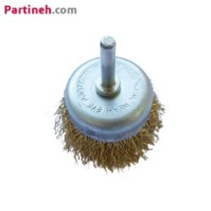 فرچه سیمی کاسه ای انگشتی سر دریلی قطر 60 میلیمتر