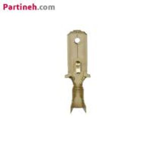 سرسیم نری(فیشی) تخت خاردار-ورودی سیم حداکثر 2.5-عرض فیش ورودی 6.3