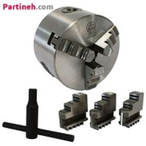 سه نظام تراشکاری مدل K11 سایز 80 میلیمتر برند لنگر نشان