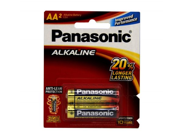 باتری قلمی آلکالاین مارک Panasonic دو تایی