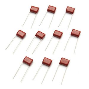 خازن پلی استر 47nF / 200V بسته 100 تایی