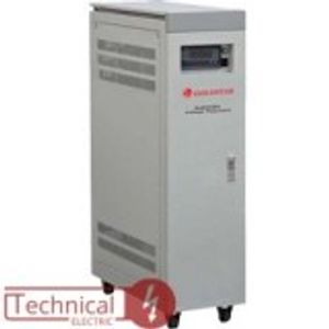 استابلایزر سه فاز 80KVA سه سرووموتوری استوانه ای چرخدار LG-3P-80K-I