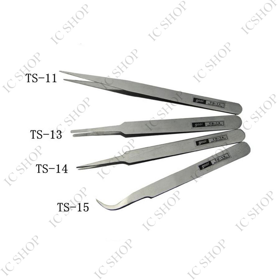 پنس نوک تیز کج GOOT اصلی TS-15