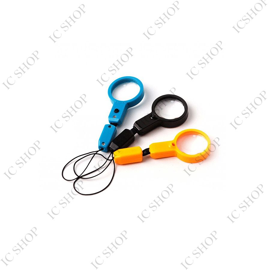 ذره بین کوچک جیبی 5x دارای LED