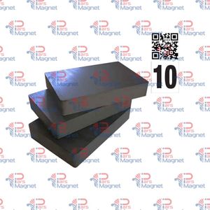 کارتن 10 عددی آهنربا فریتی خشتی 25*100*150
