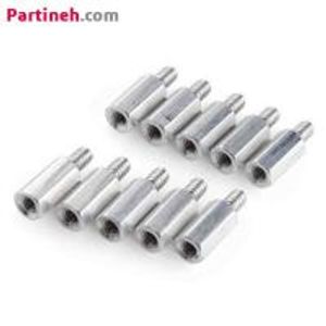 اسپیسر نری-مادگی برنجی M3 طول 30 میلیمتر