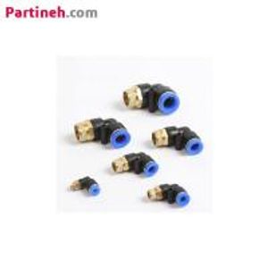 اتصال زانویی پنوماتیک 6 به 3/8 اینچ