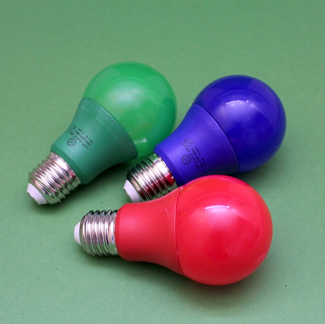 لامپ LED آفتاب 10 وات  220V حبابی رنگی