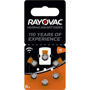 باتری سمعک شماره 13 ریواک RAYOVAC