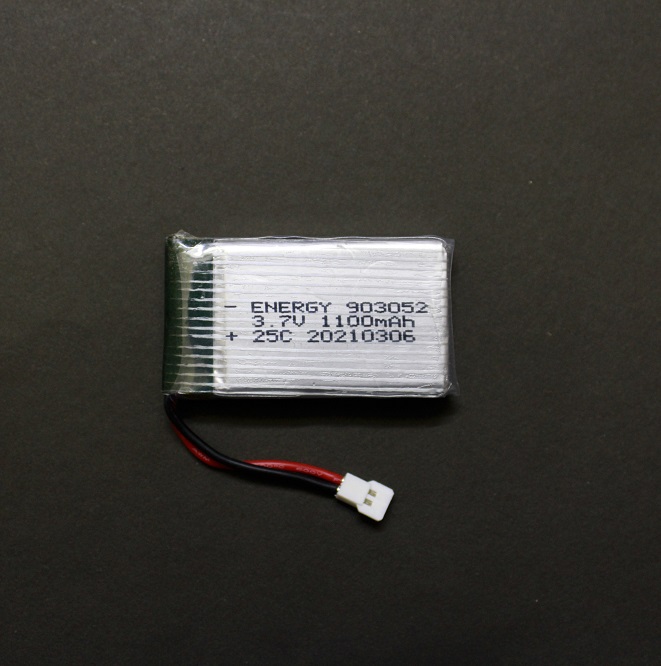 باتری لیتیوم پلیمر 3.7v ظرفیت 1100mAh تک سل 25c مارک Energy