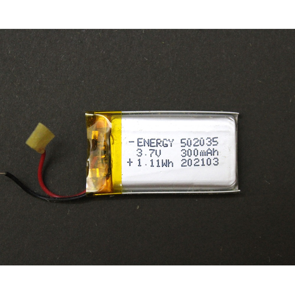 باتری لیتیوم پلیمر 3.7v ظرفیت 300mAh مارک Energy