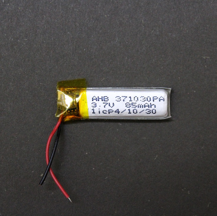 باتری لیتیوم پلیمر 3.7v ظرفیت 85mAh مارک Energy