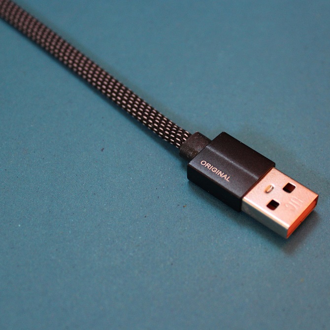 کابل شارژر پاوربانک میکرو USB کنفی طول 0.2 متر