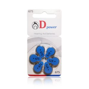 باتری سمعک شماره 675 دی پاور Dpower