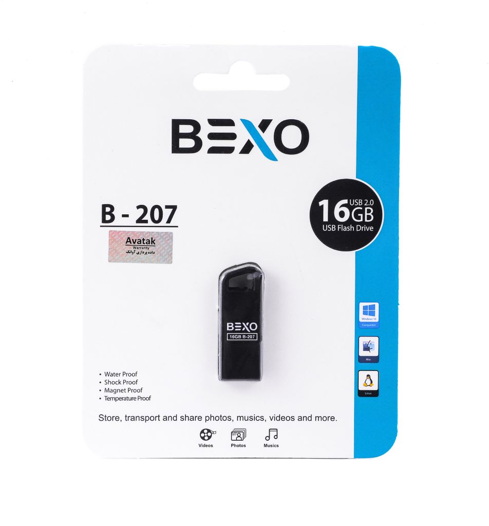 فلش مموري USB 2.0 32GB بکسو Bexo مدل B-207