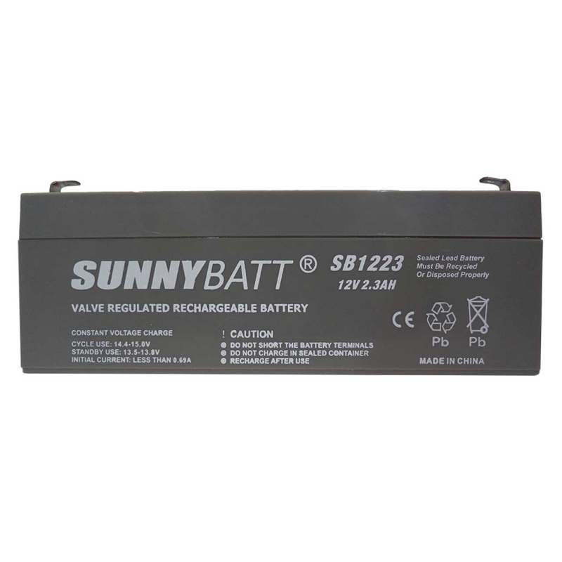 باتری خشک 12 ولت 2.3 آمپر ساعت مارکSUNNYBATT مدل SB1223