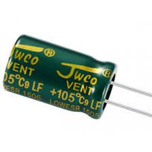 خازن الکترولیتی 220uF / 50V مارک JWCO سبز