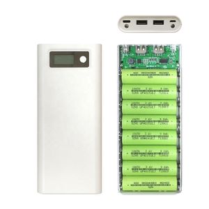کیس پاوربانک 8 باتری مدل S8 با ورودی Micro – Type-C و دو خروجی USB