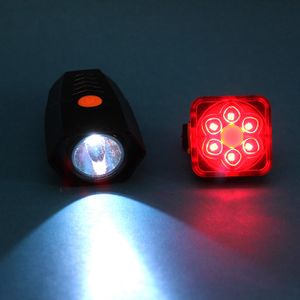 چراغ جلو و عقب دوچرخه شارژی مدل XFL-178-2