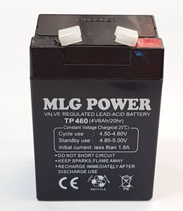 باتری خشک 4 ولت 6 آمپر ساعت مارک MLG POWER